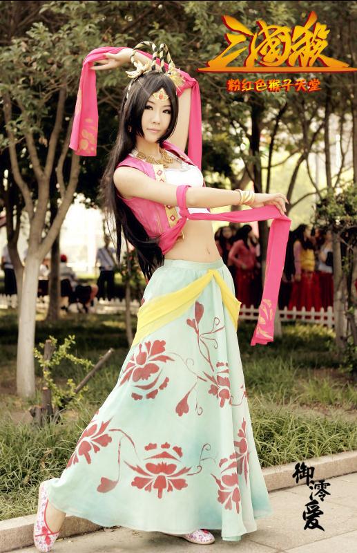 三国杀妩媚貂蝉cos鉴赏
