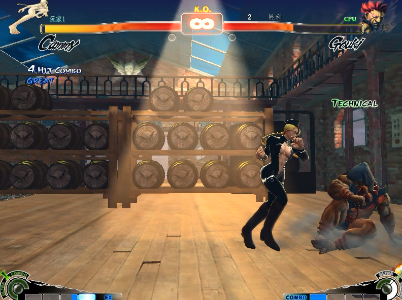 终极街霸4嘉米性感女搜查官服装mod