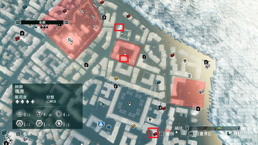 刺客信条大革命全技能点位置地图