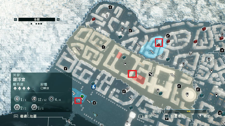 刺客信条大革命全技能点位置地图