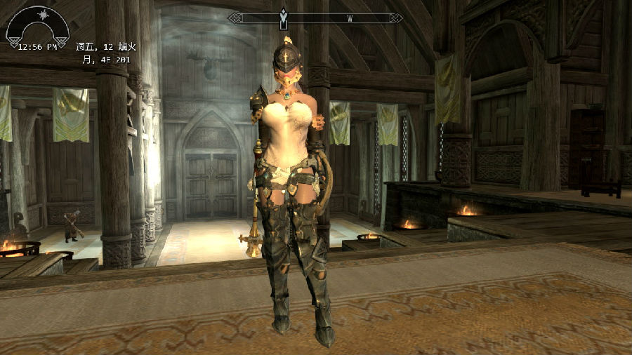 上古卷轴5:天际僧侣战士装BodySlide化 下载