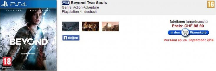 《超单个单逝世》PS4版上架 德国整卖商尾收预购