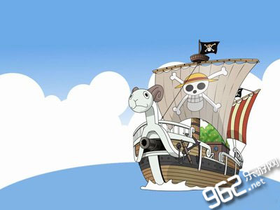 COS大乱斗橙色武器装备 海贼王黄金梅丽号解