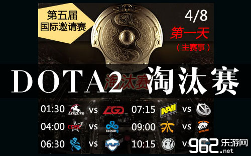 DOTA2 TI5 减少赛 8月4日 LGD CDEC降级八强 Newbee减少 VG减少NAVI 正正在直播IG关于MVP